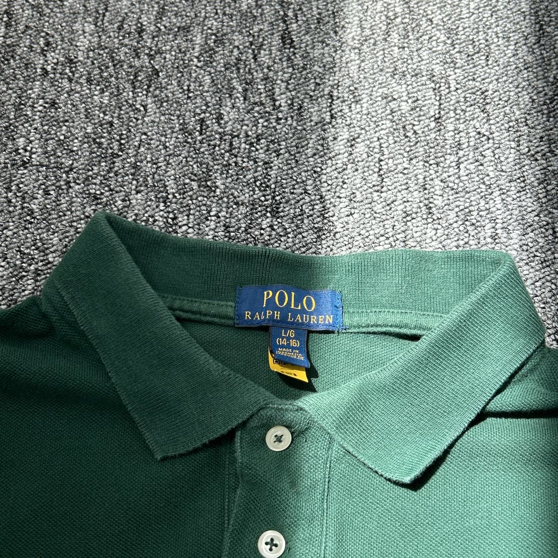 폴로 랄프로렌 그린 반팔 PK 상품이미지4