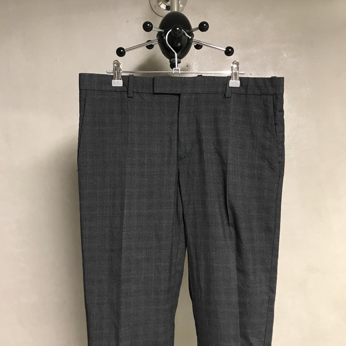 YSL 입생로랑 잔체크 울 슬랙스 50 상품이미지2