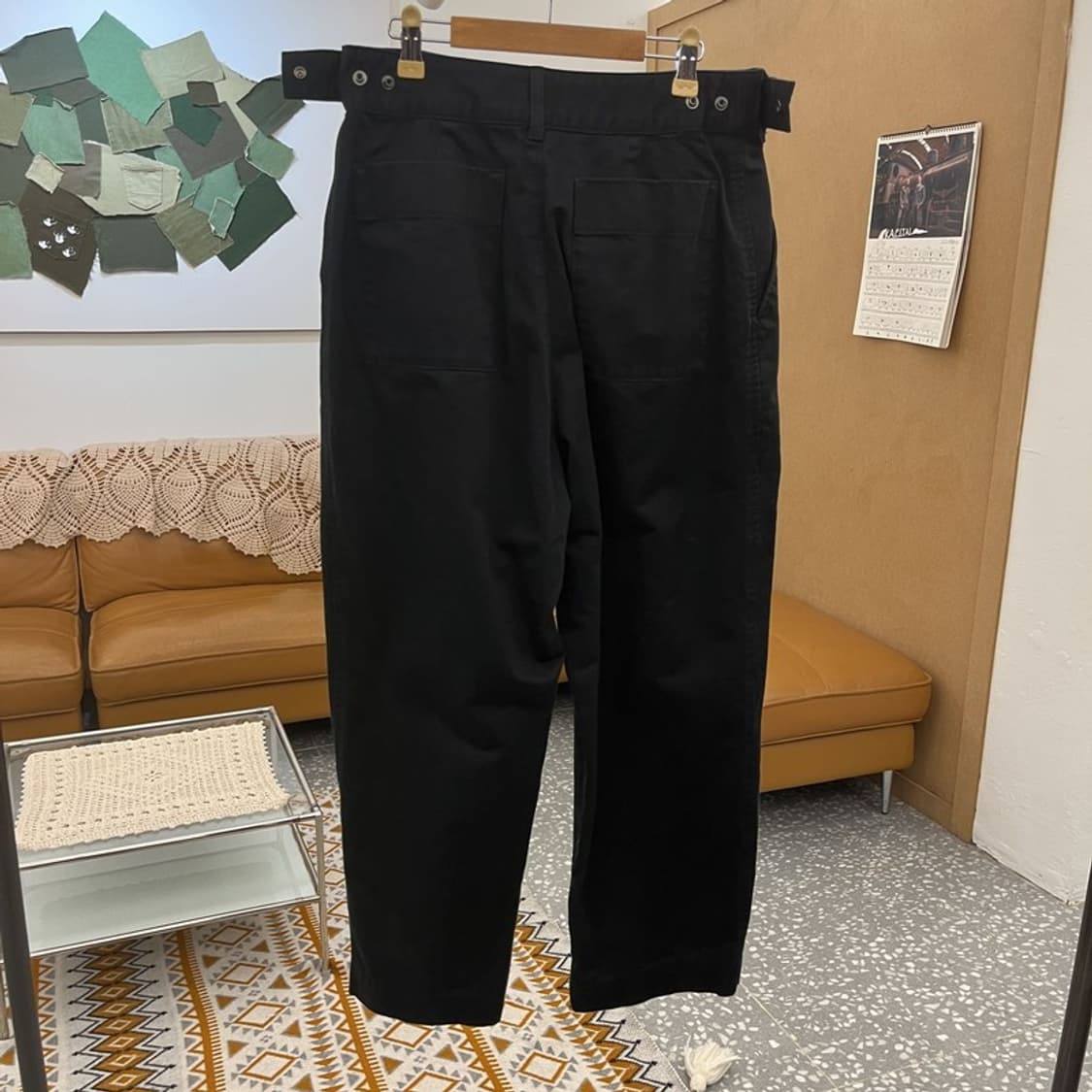 유니클로U 빈티지 캐주얼 핀턱 치노팬츠 면바지 29인치 C10686 상품이미지4