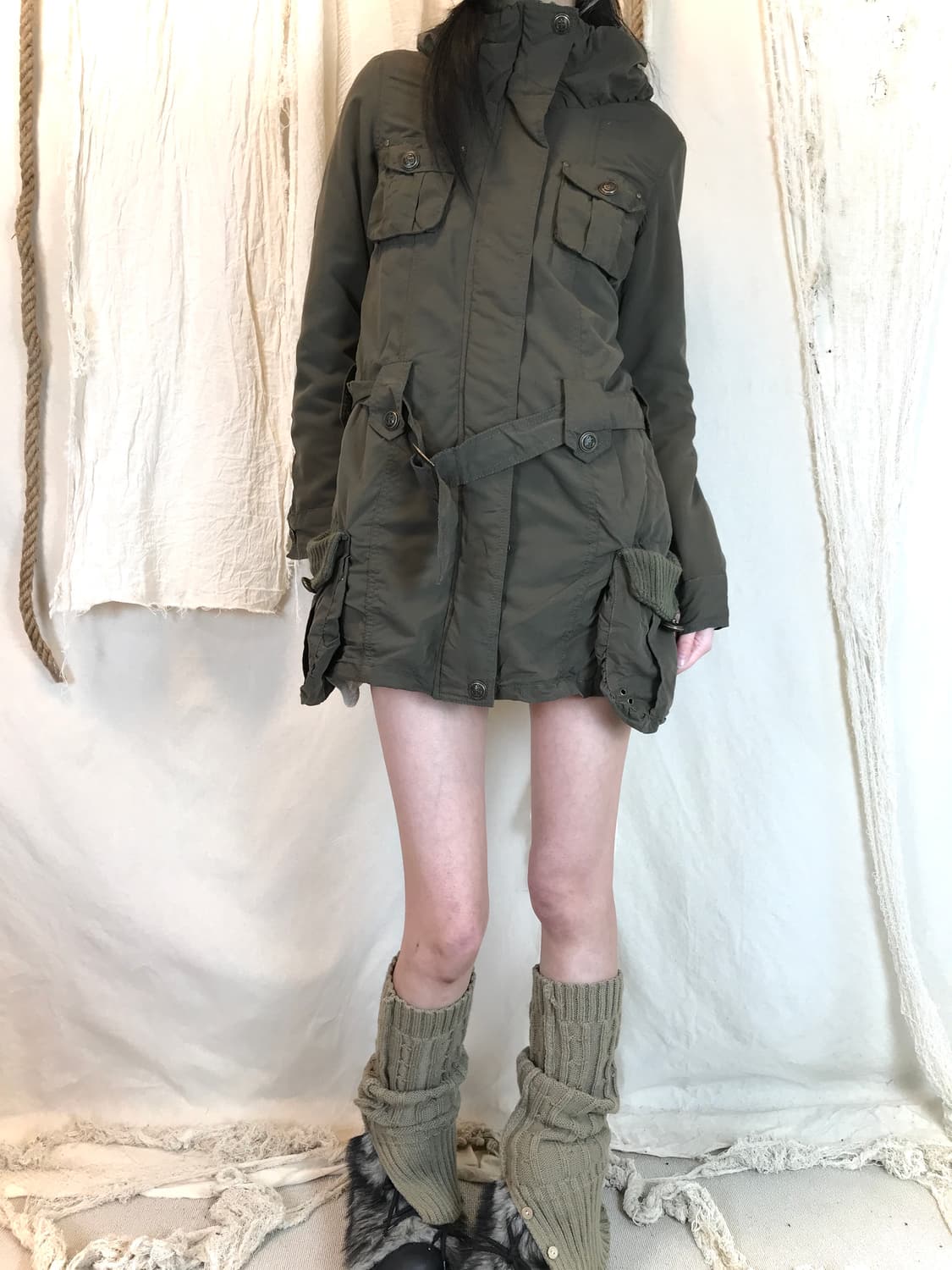 아일렛 포인트 포켓 야상자켓 상품이미지2