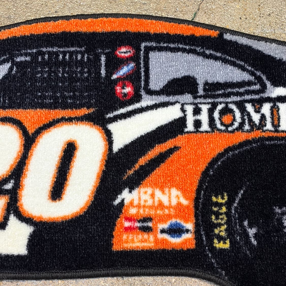 새상품 90s Made in USA 나스카 레이싱 카페트 러그 매트 상품이미지5