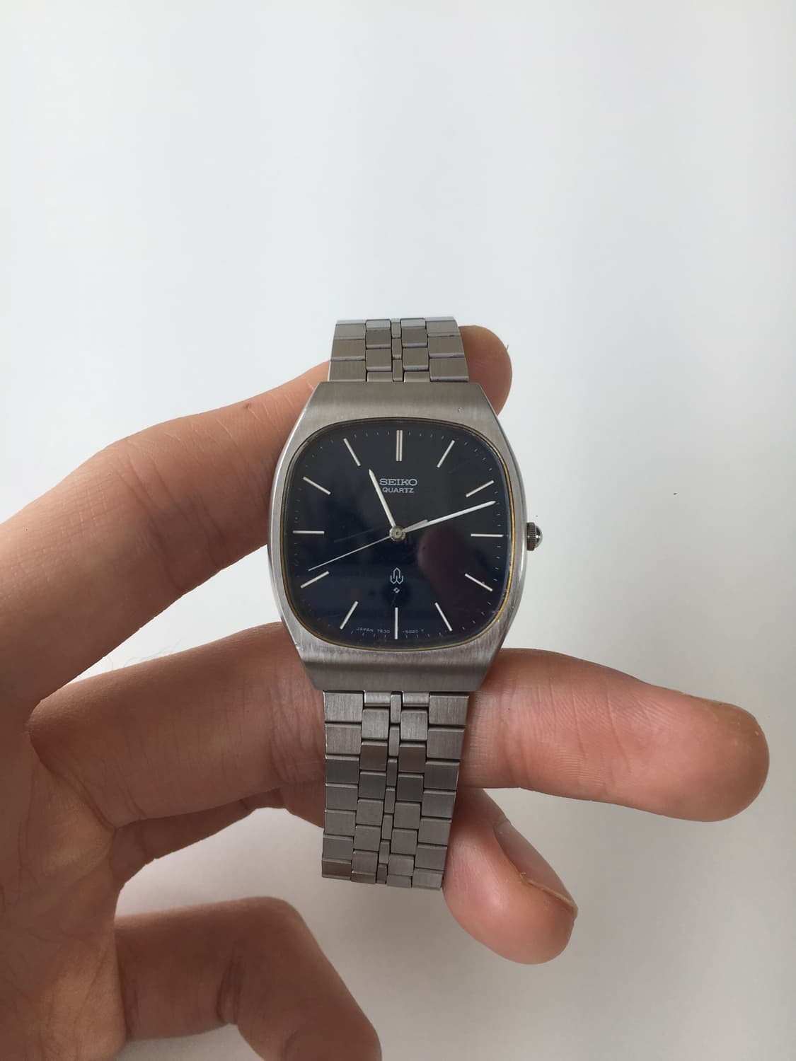 70s seiko chariot square navy dial 상품이미지3