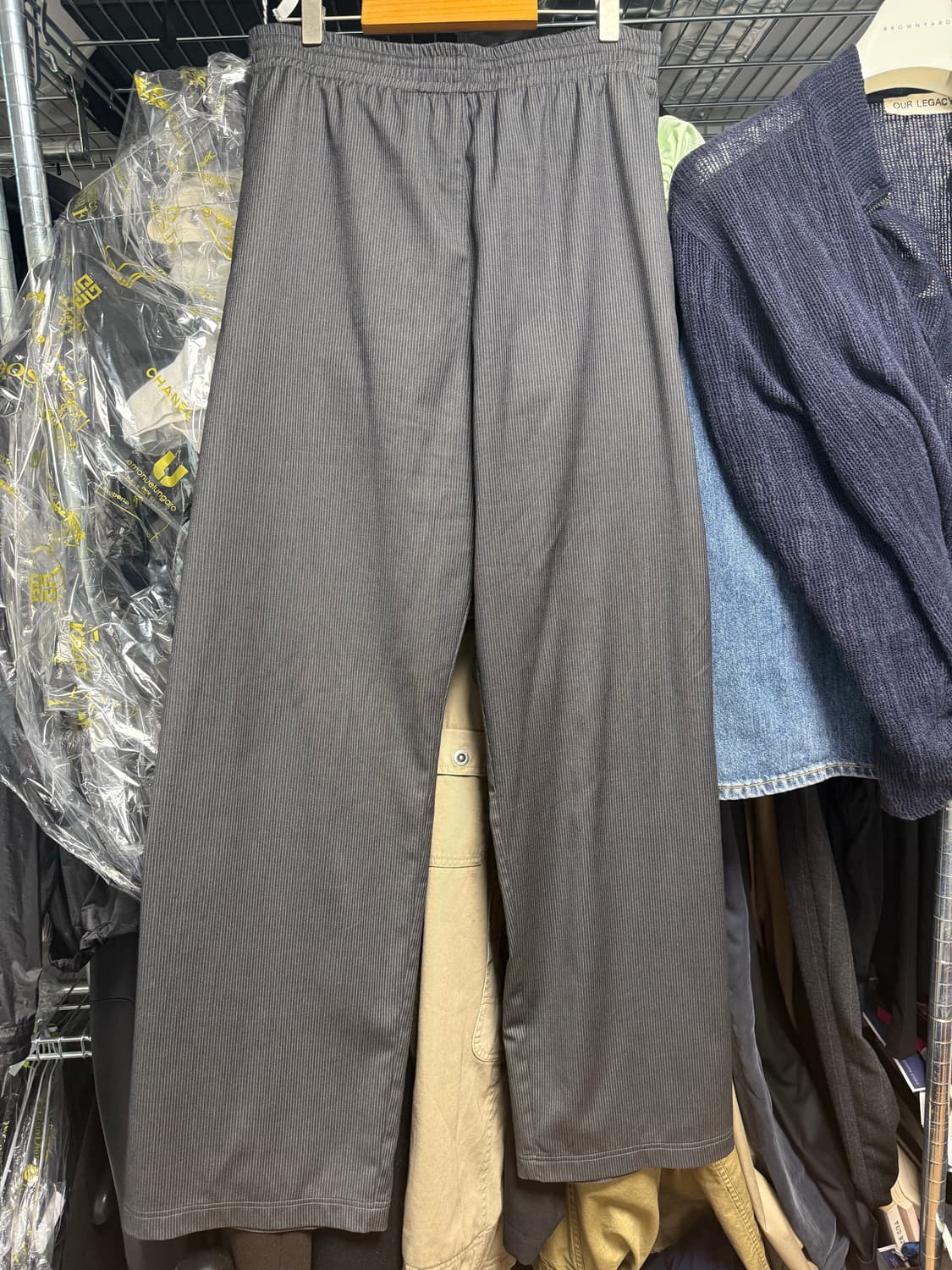 Mudule pajama pants grey(stripe) 상품이미지3
