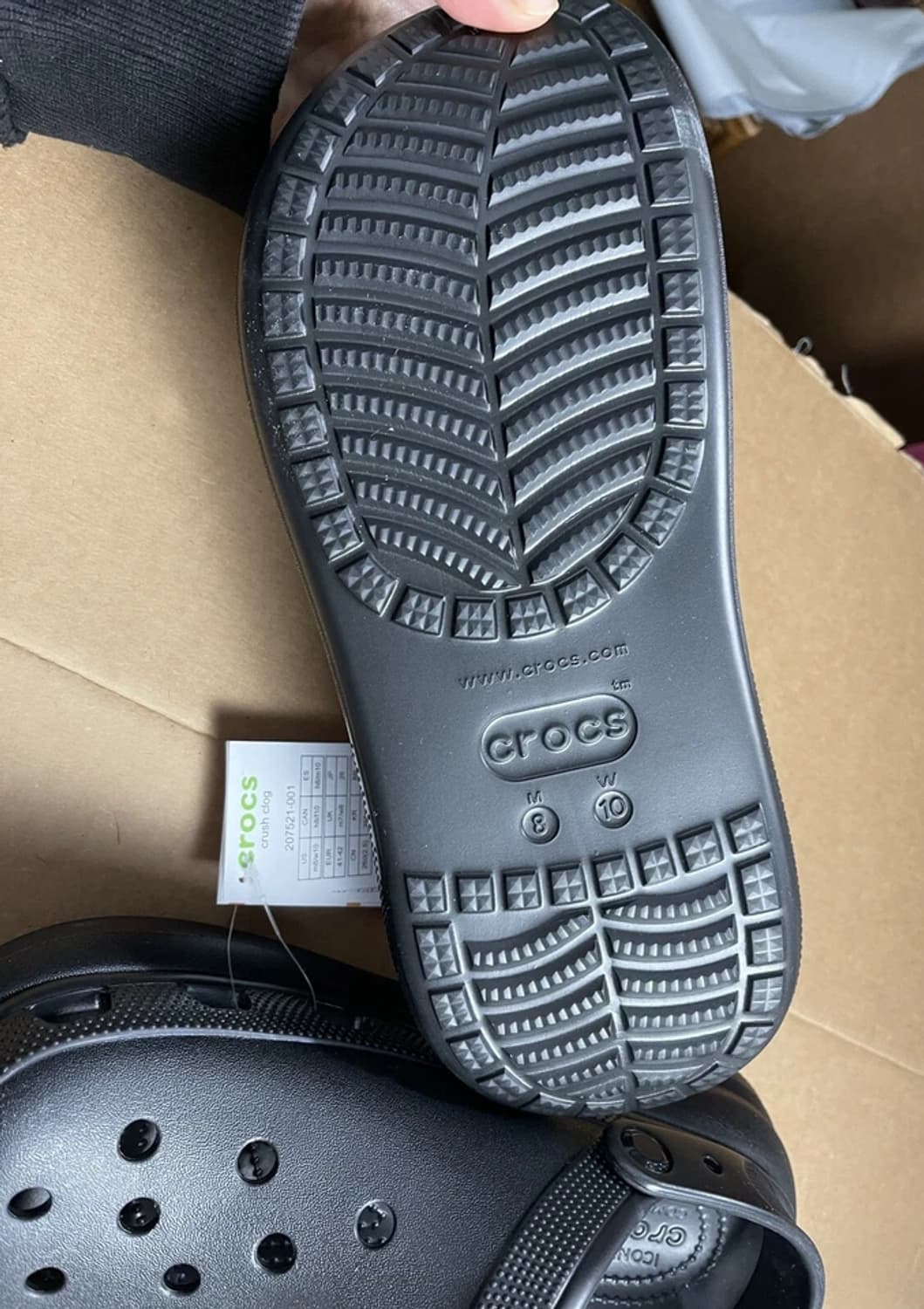 매장정품)) 클래식 크러쉬 클로그 블랙 207521-001 / 남녀공용 상품이미지8