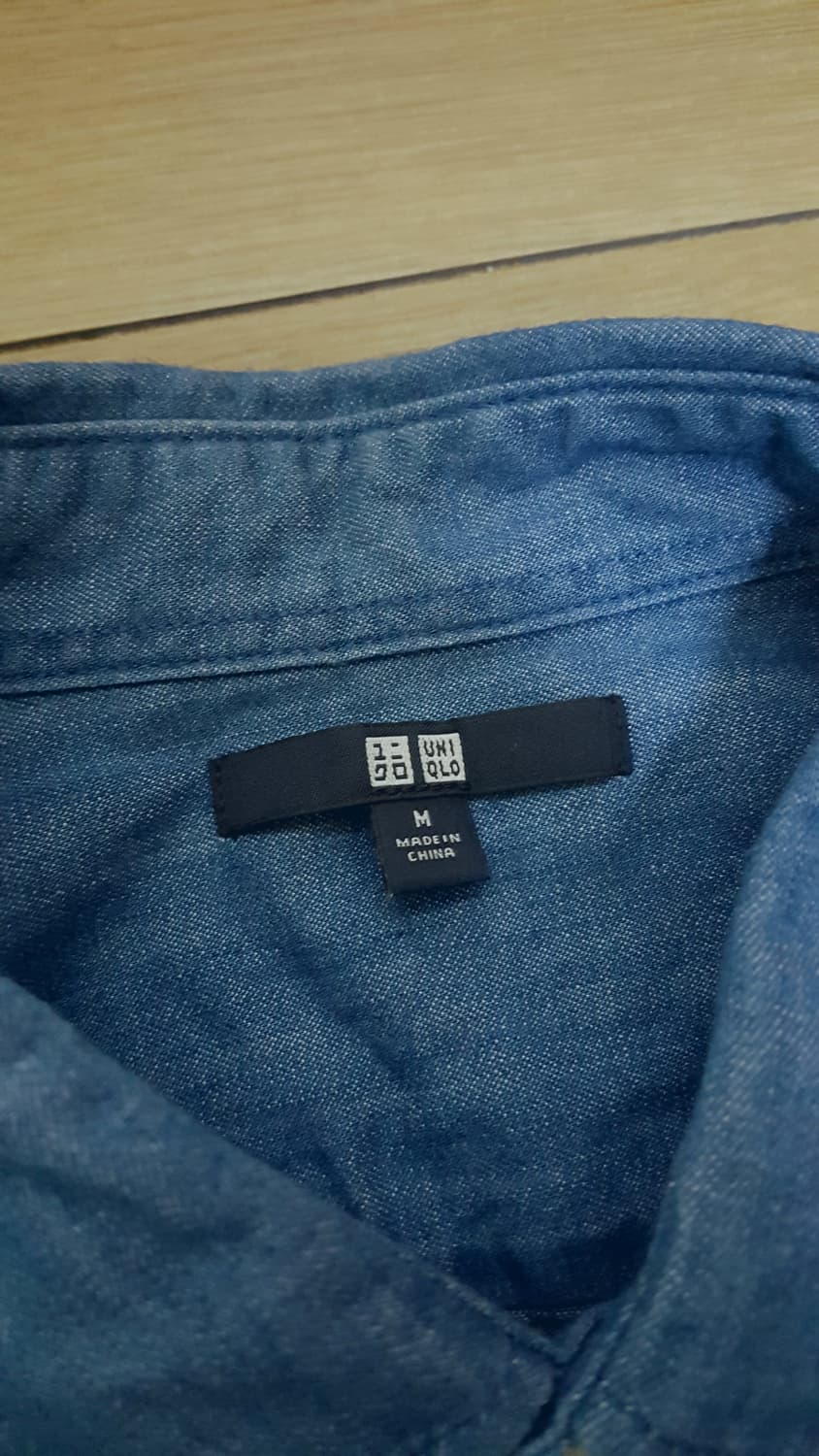 유니클로 데님 셔츠 상품이미지2