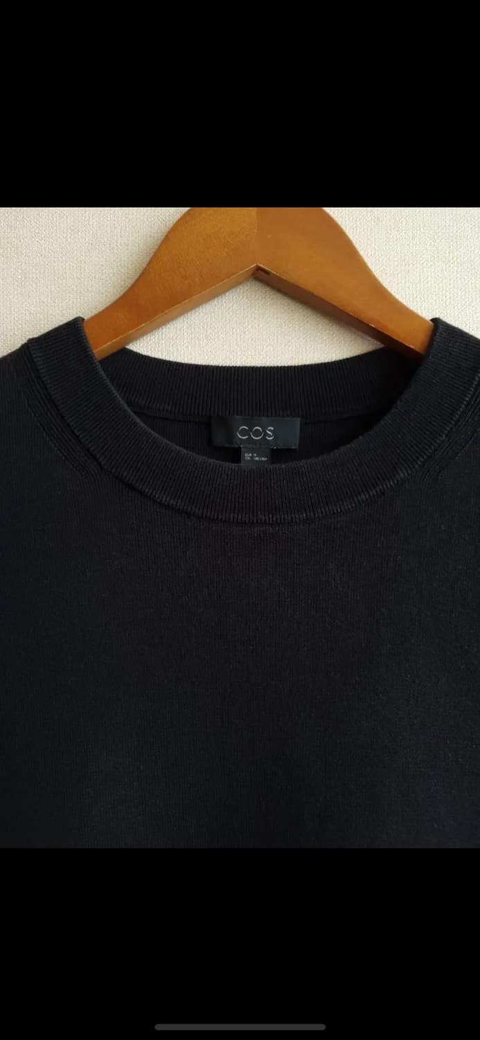 COS 코스 남성 블랙 베스트 슬리브리스 탑 상품이미지1