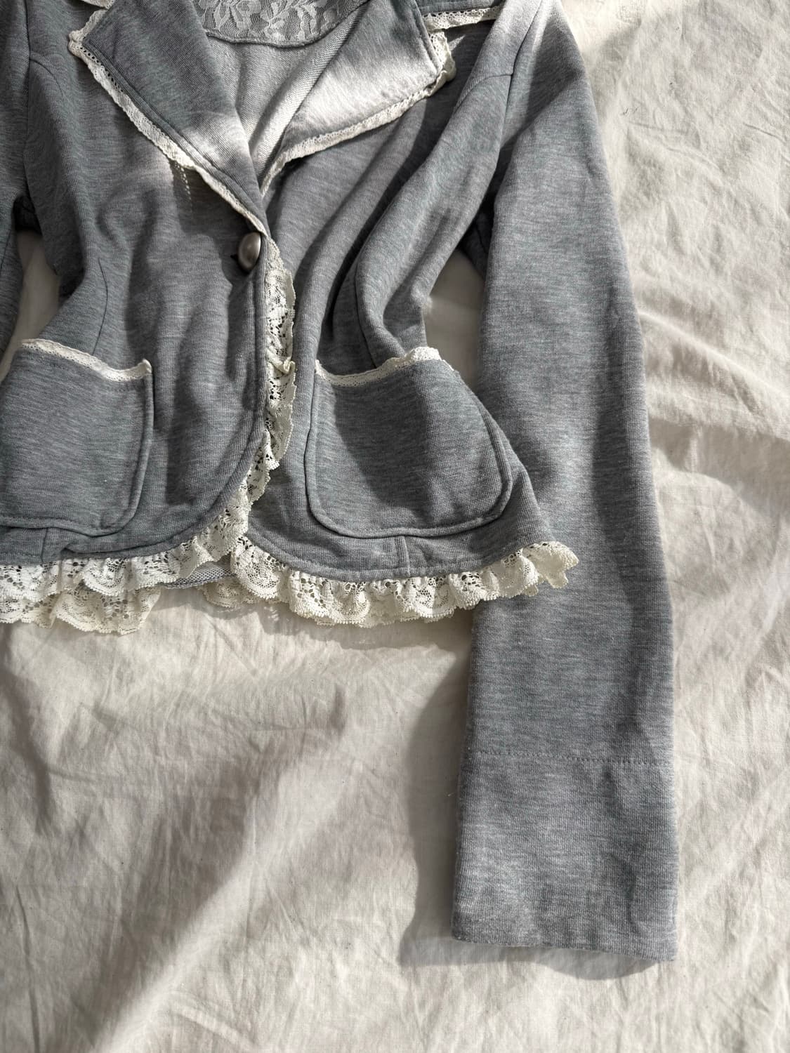 페어리 너드 y2k 레이스 자켓 상품이미지3