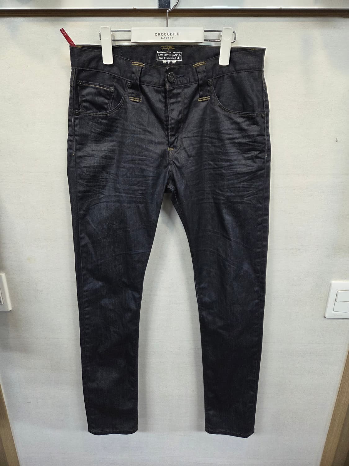 리바이스 왁스 코팅 진 팬츠 30 슬림핏  상품이미지1