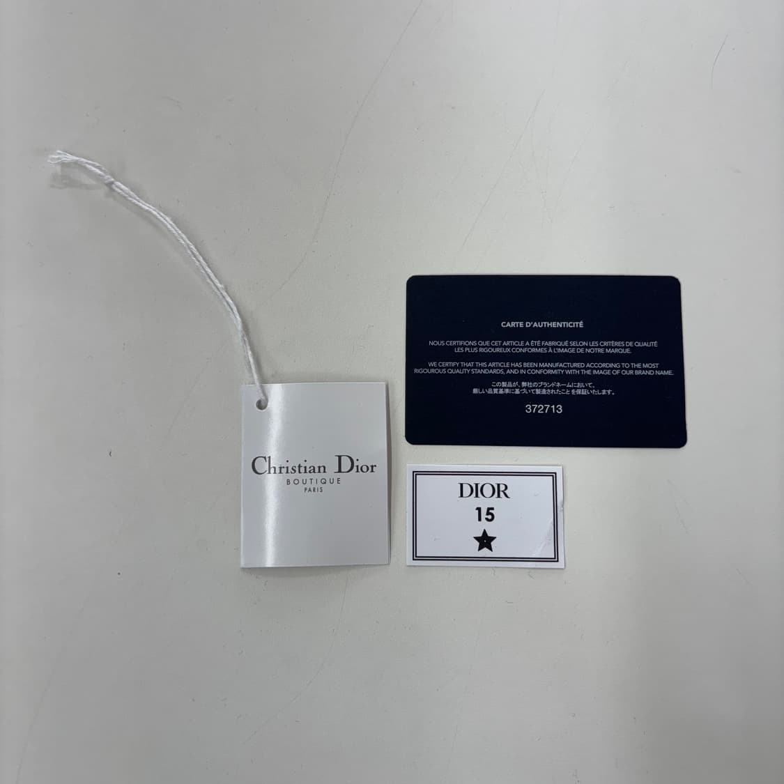 디올 메신저 파우치 베이지 & 블랙 오블리크 자카드 상품이미지9