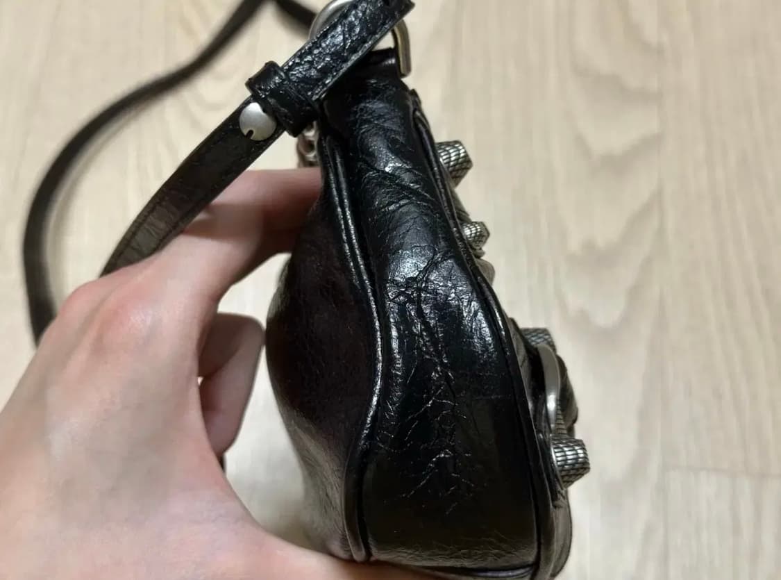 발렌시아가 르 카골 체인 미니백 블랙, Balenciaga 상품이미지8