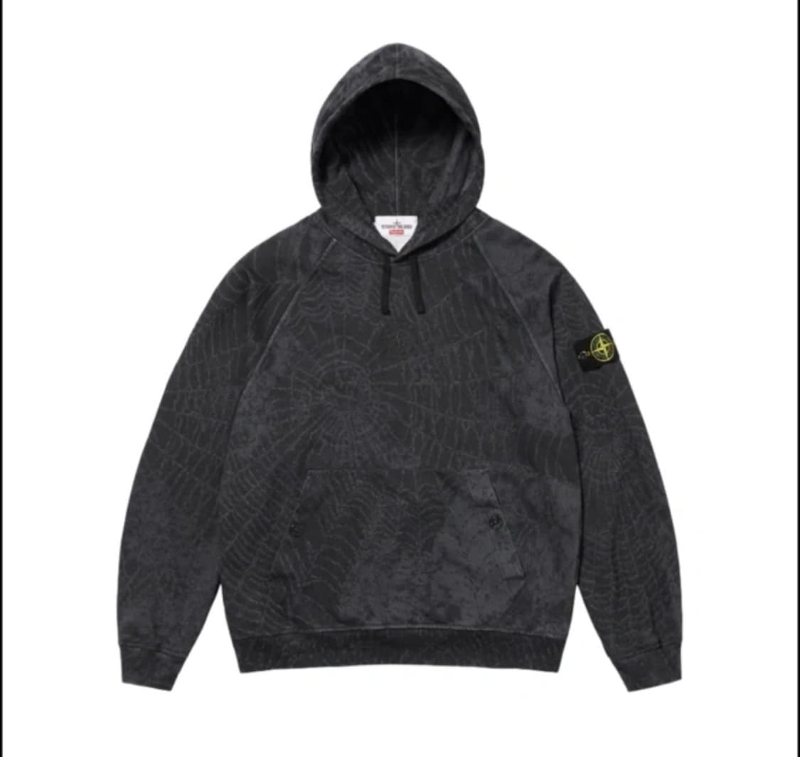 슈프림 x 스톤아일랜드 콜라보 후드 L 상품이미지1