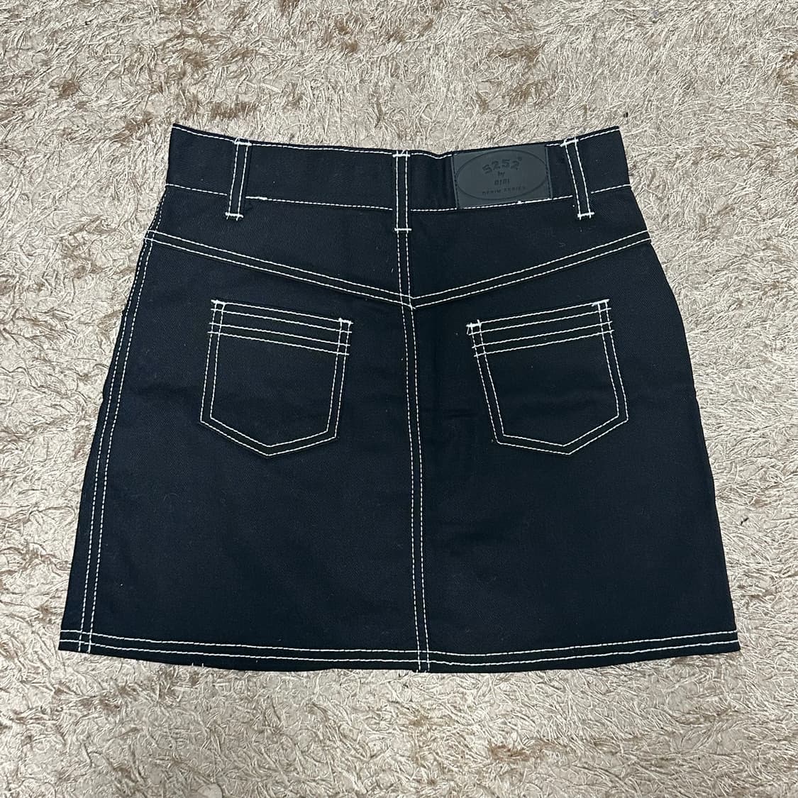 오아이오아이 데님 스커트 흑청 상품이미지3