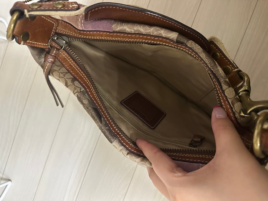 코치 빈티지 패치워크 호보백 상품이미지6