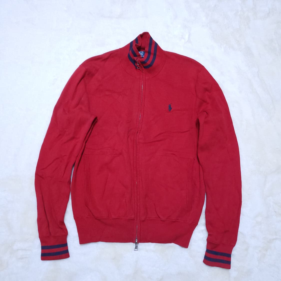 폴로 남성 니트집업 M 0227  뽀샤샤 상품이미지1