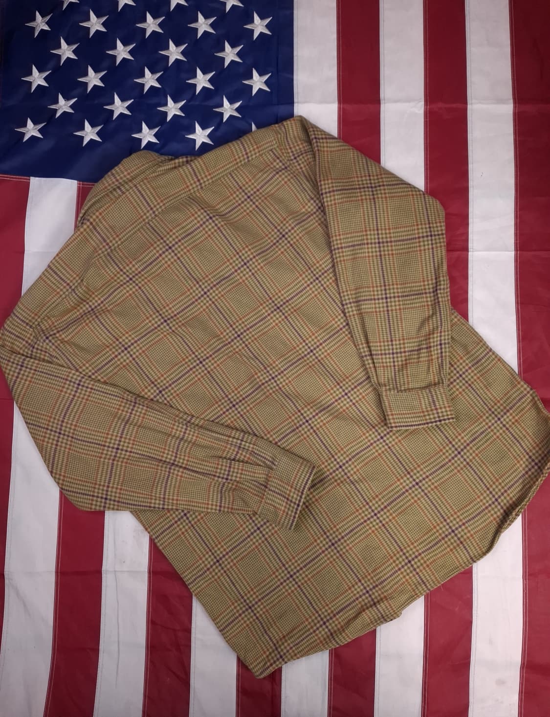 오리지날 폴로랄프로렌 스웨이드 엘보우 글렌 체크 셔츠 상품이미지5