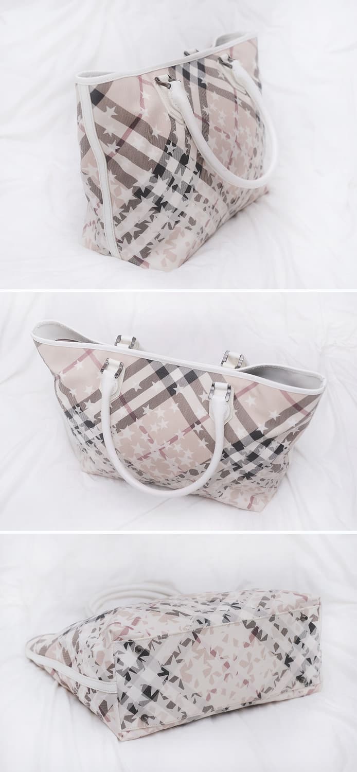 버버리 슈퍼 노바체크 화이트 스타 빅토트.숄더백 상품이미지4