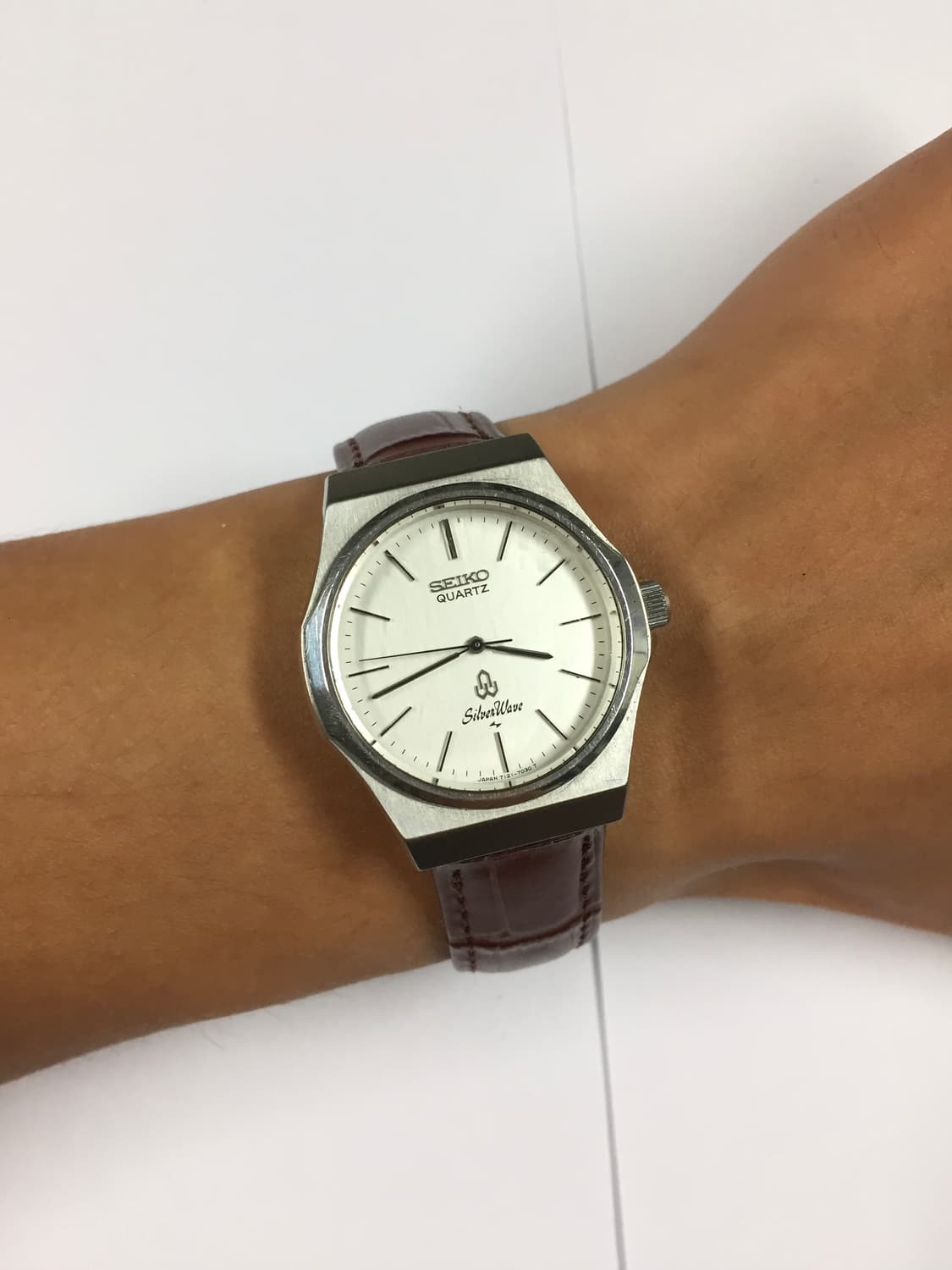 80s seiko silver wave quartz 상품이미지5