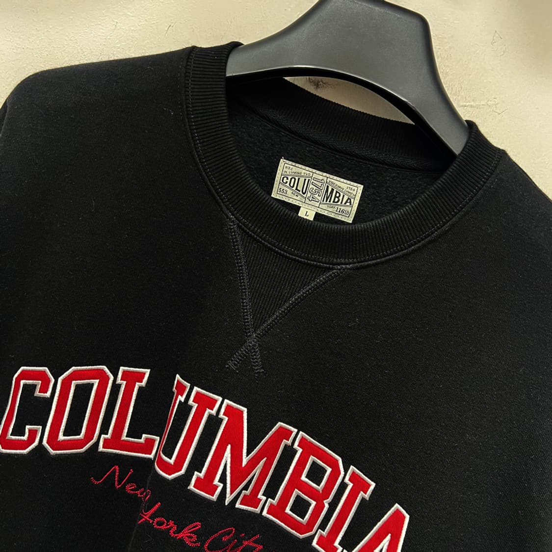 컬럼비아 유니버시티 아플리케 아치 맨투맨 L 상품이미지3