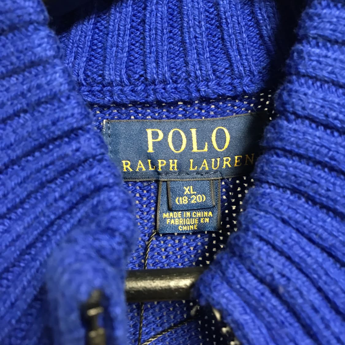 폴로 랄프로렌 니트 집업 XL(W) 상품이미지5