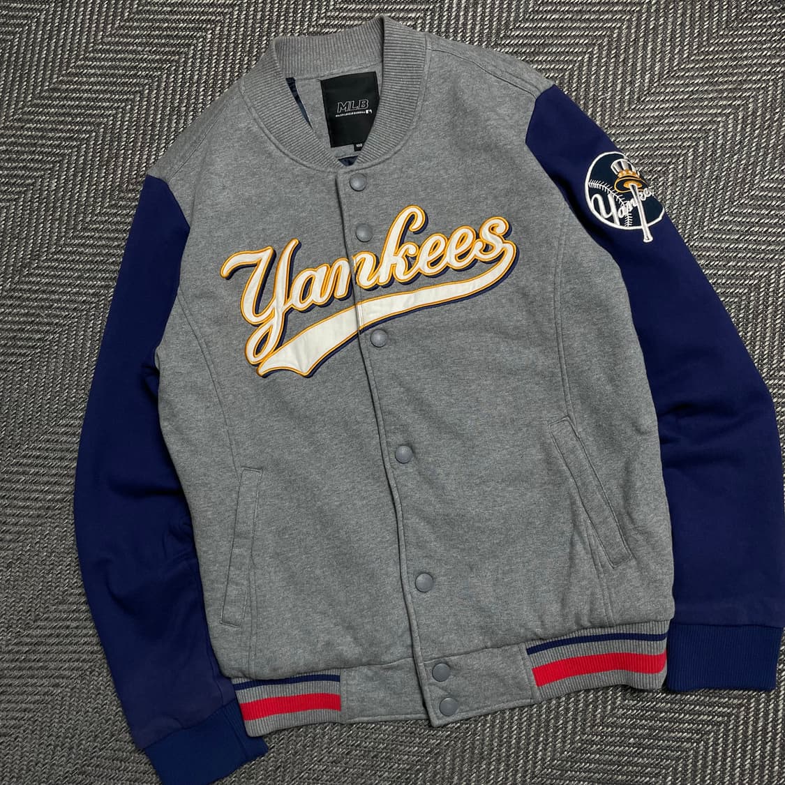 MLB 뉴욕 양키스 빅로고 스타디움 바시티 자켓y 5103 상품이미지1