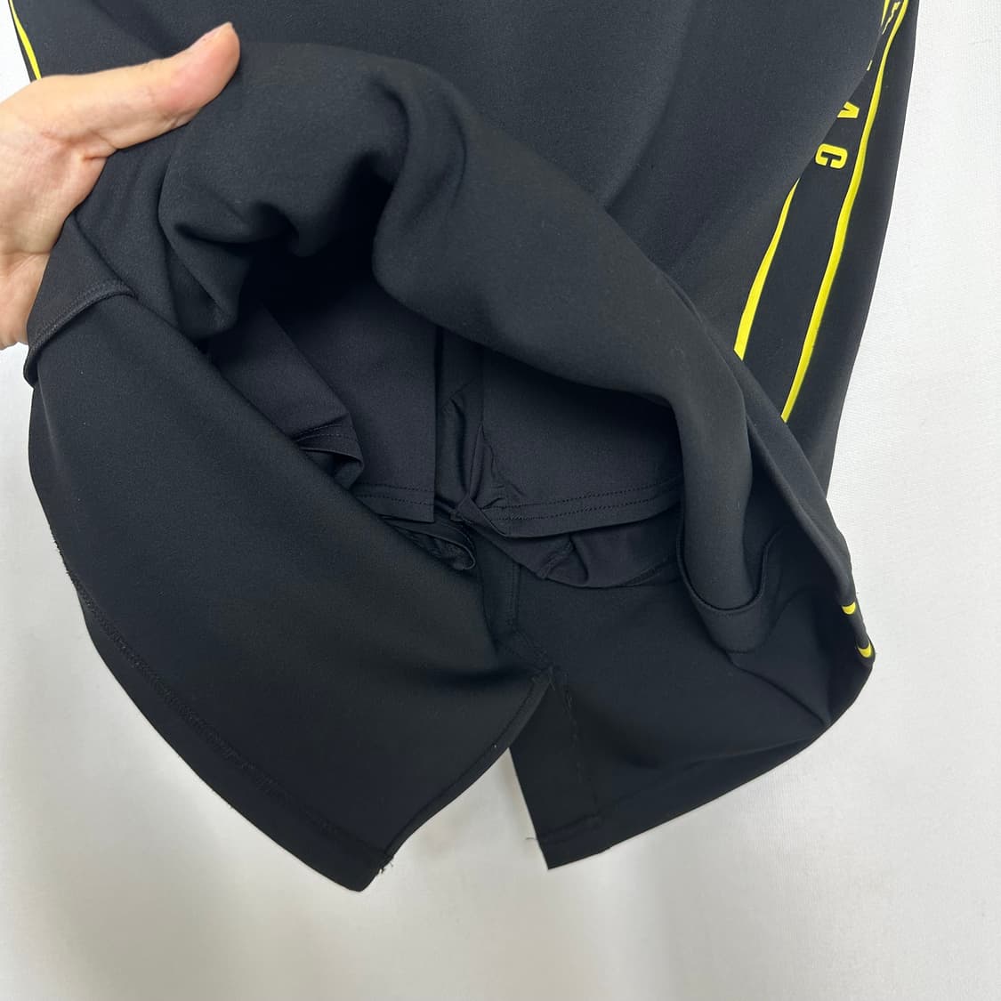 WAAC 왁 여자 골프 스판 밴딩스커트 치마 검정 2 상품이미지4