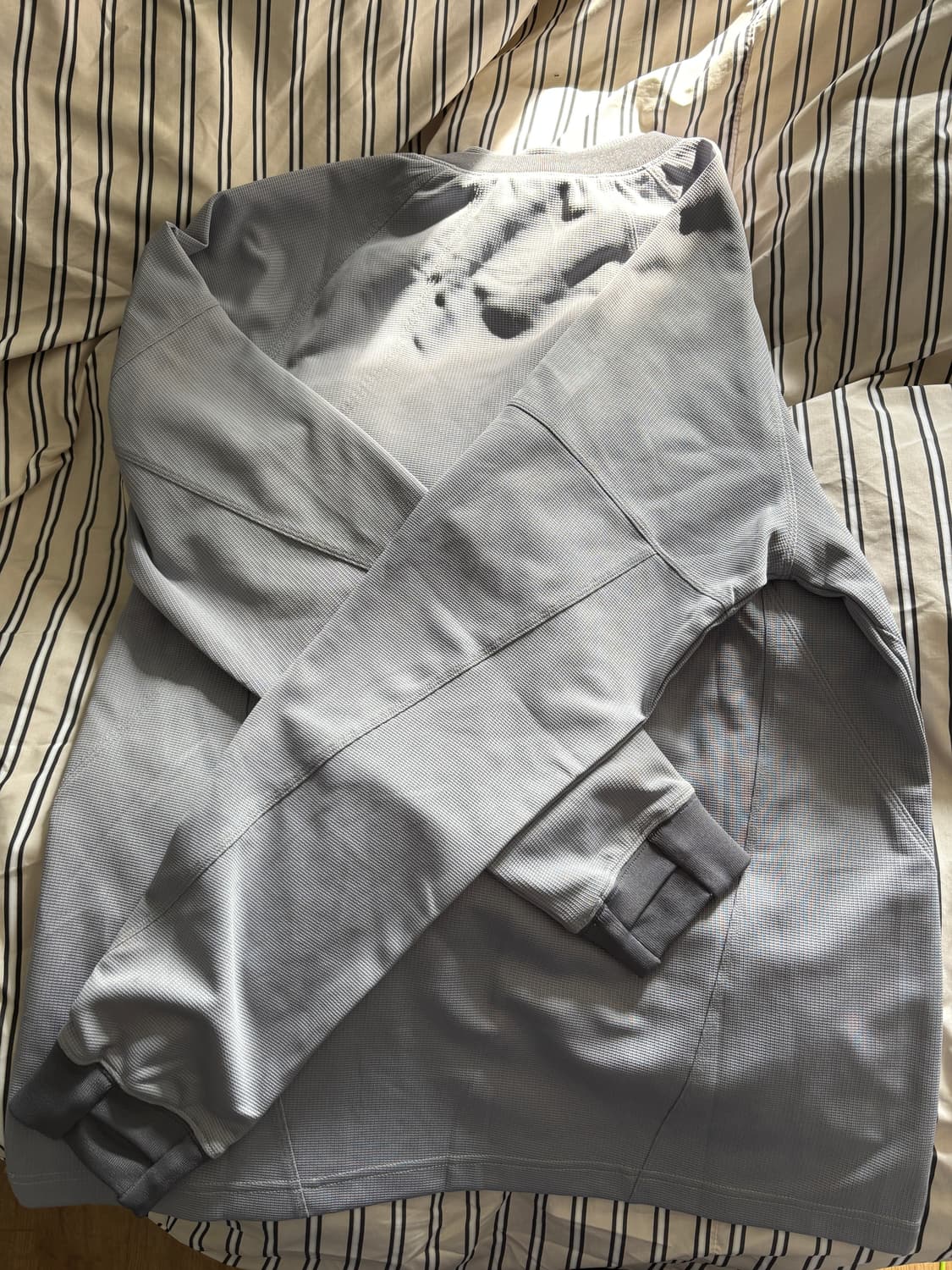 산산기어 PLACKET LONG SLEEVES [Grey] 2 size 상품이미지8