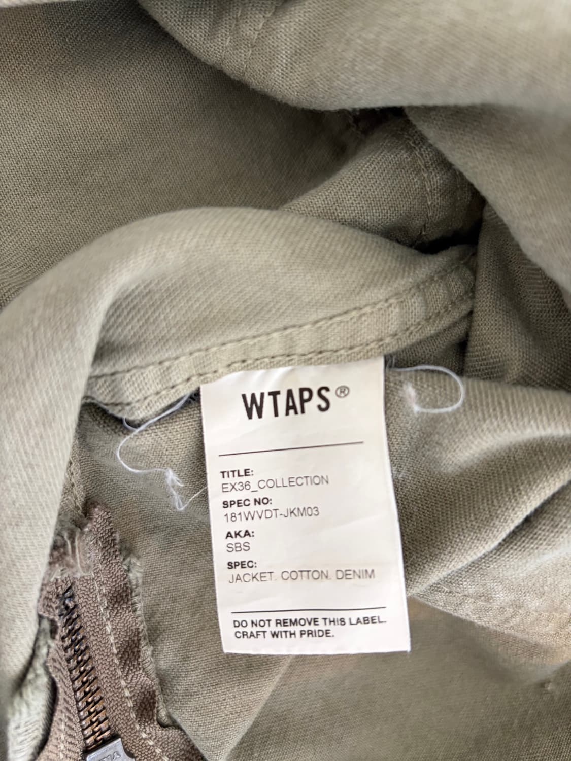 wteps 더블탭스 아노락 후드 자켓  2사이즈 (L) 상품이미지4