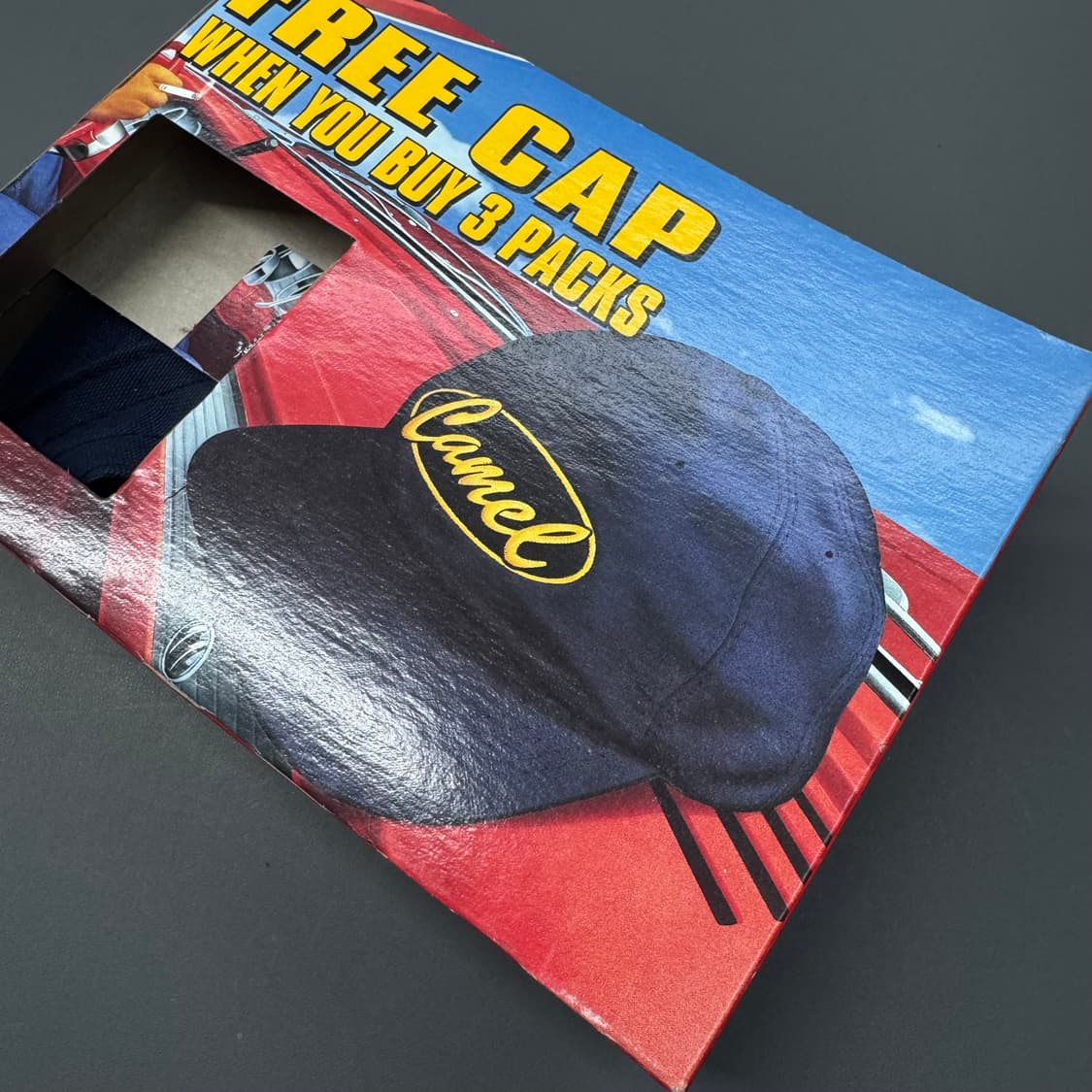 카멜 자수 로고 캡(데드스탁) 상품이미지4