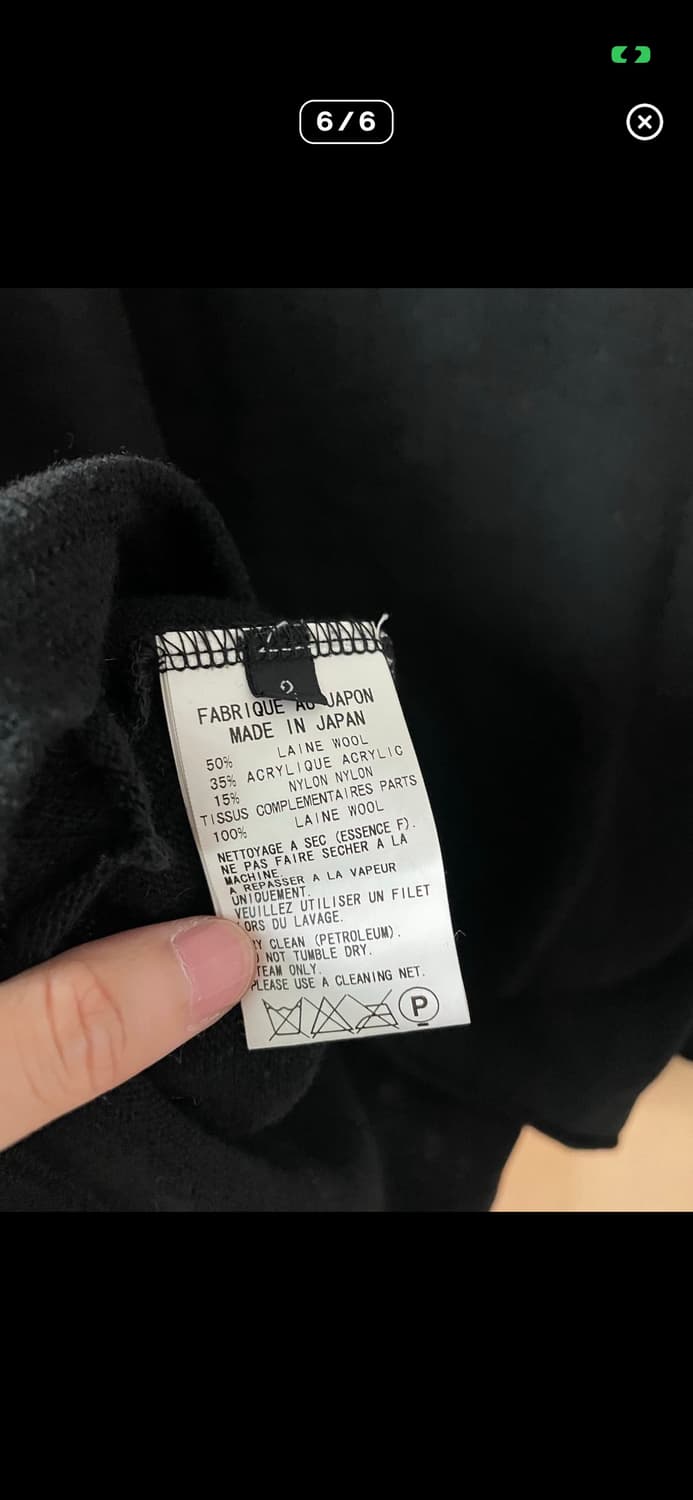 Y’s 스트라이프 카라 도킹 니트 상품이미지5