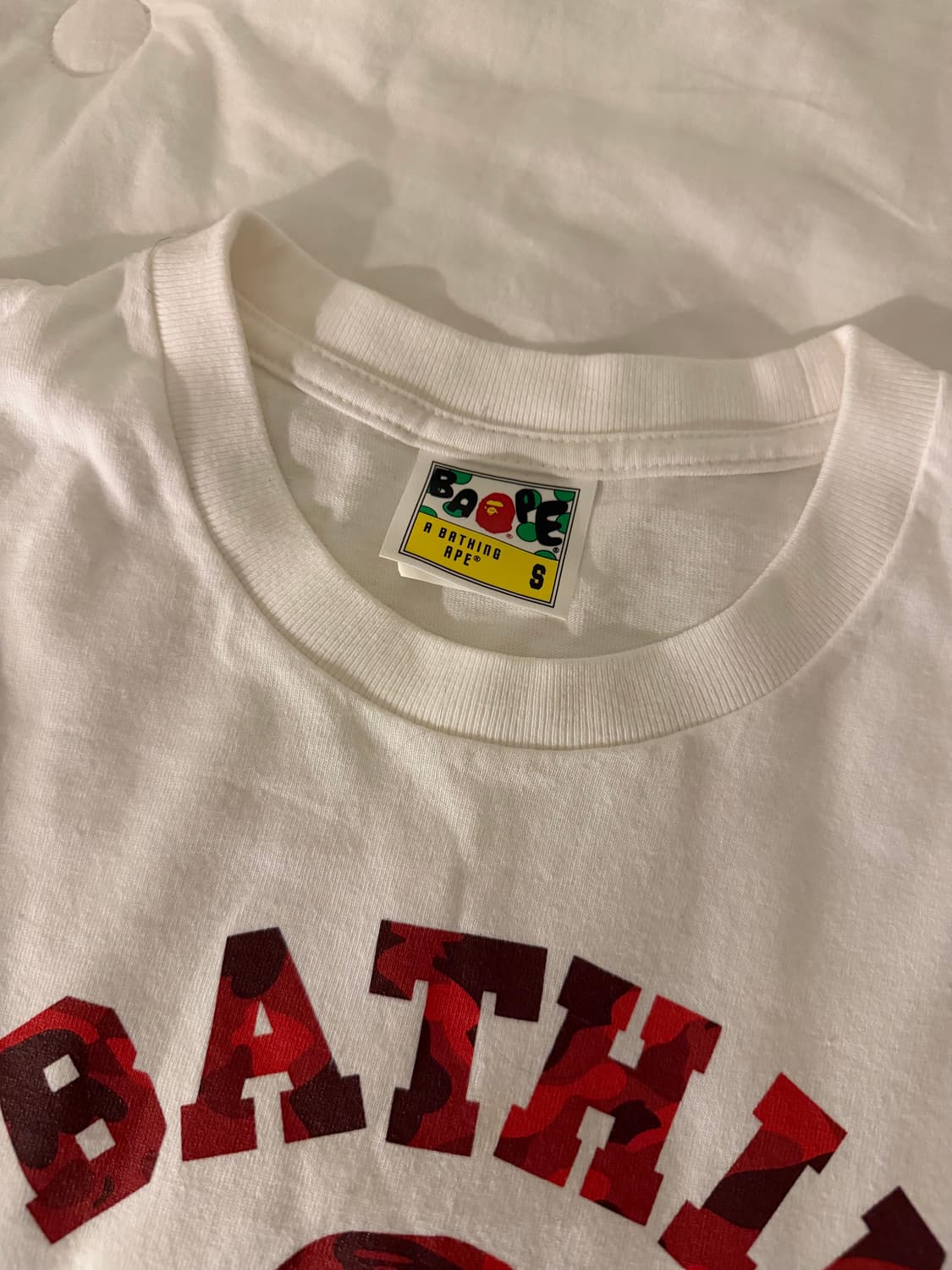 베이프 카모 반팔 반소매 티셔츠 상품이미지3