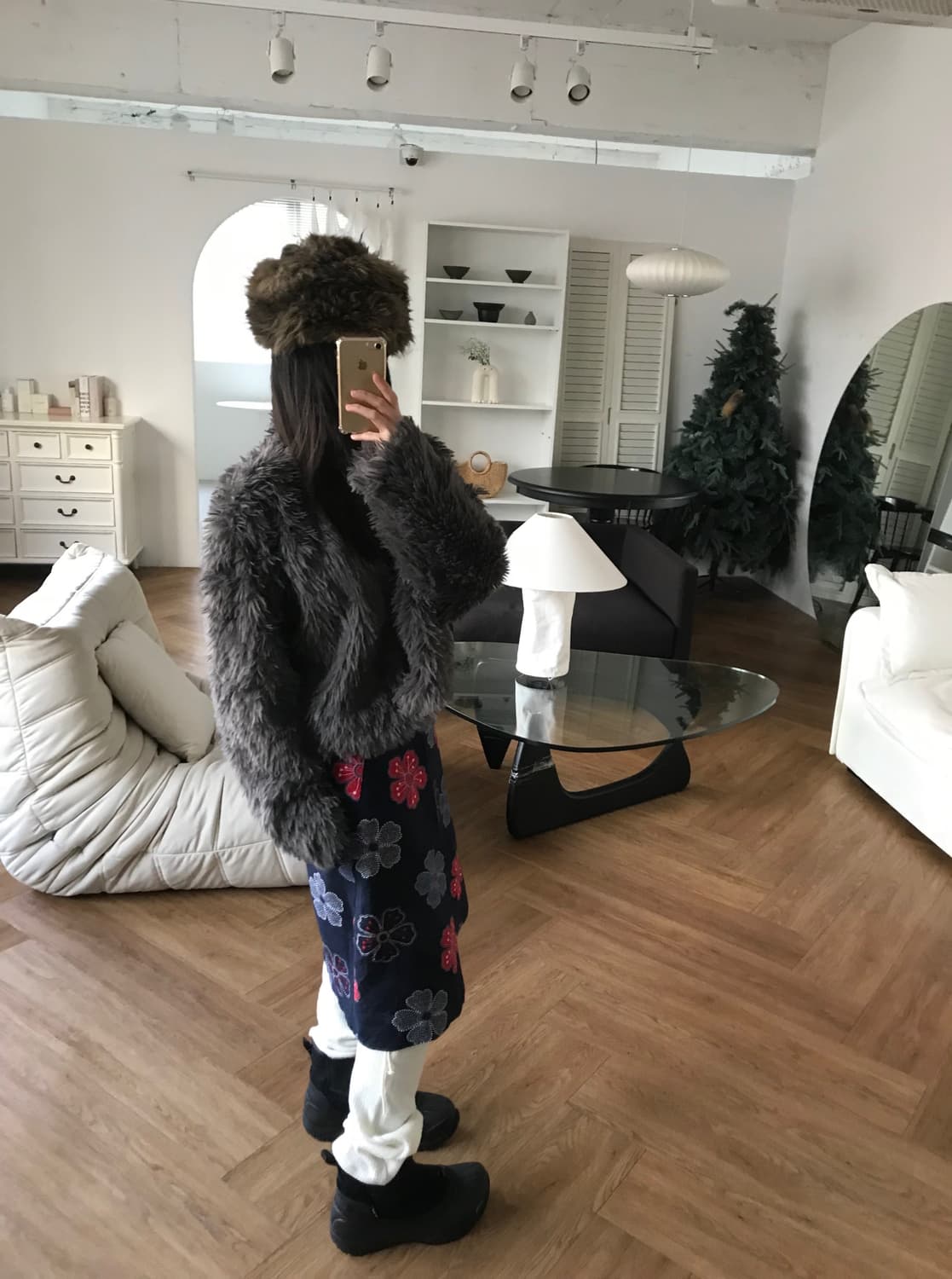 vintage pattern skirt 상품이미지4