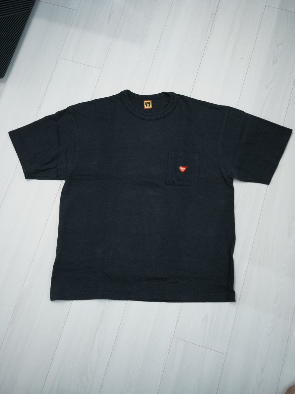 휴먼메이드 포켓 티셔츠 블랙 xxl사이즈 입니다 상품이미지1