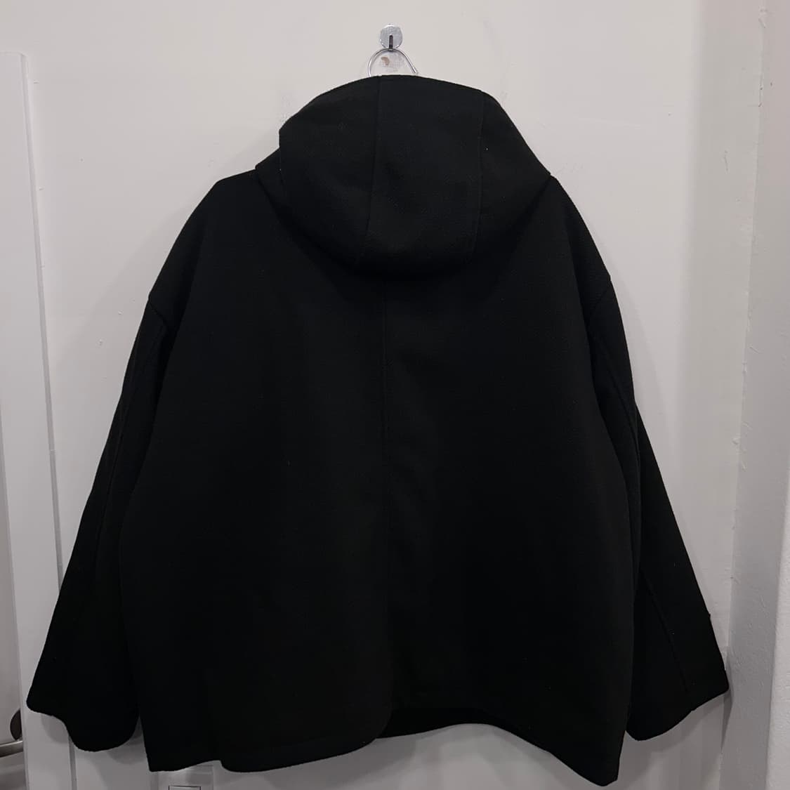 ORDA 이너퀼팅 누빔 울 후드 하프 더플코트 상품이미지5