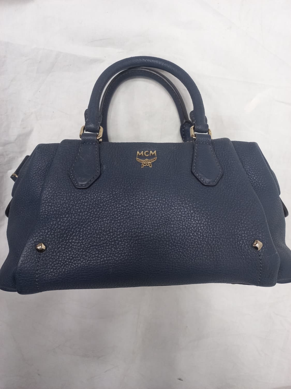 MCM 네이비 토트백 가방 상품이미지1