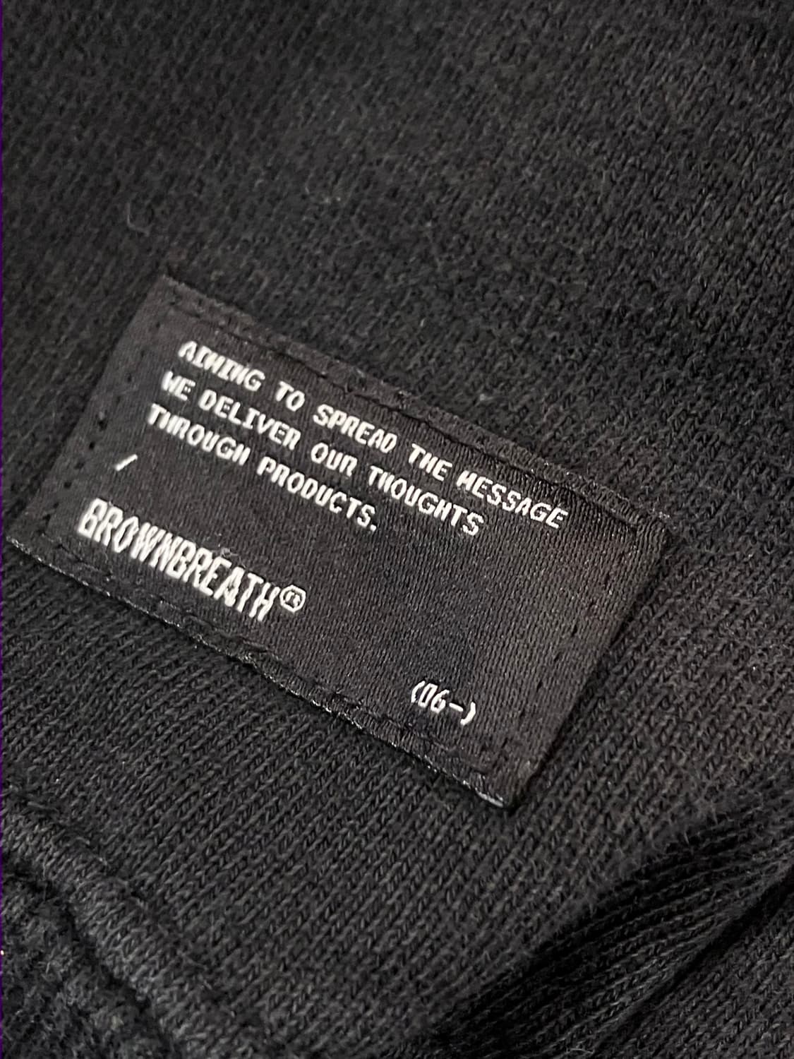 브라운브레스 기모 맨투맨 블랙 M #csz4027 상품이미지5