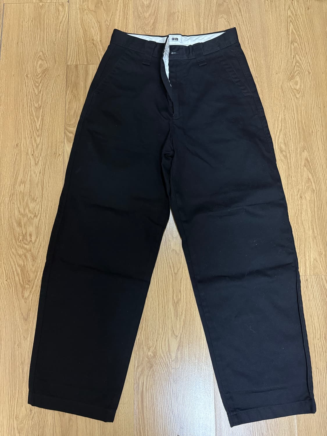 유니클로 와이드핏치노팬츠 73 상품이미지3