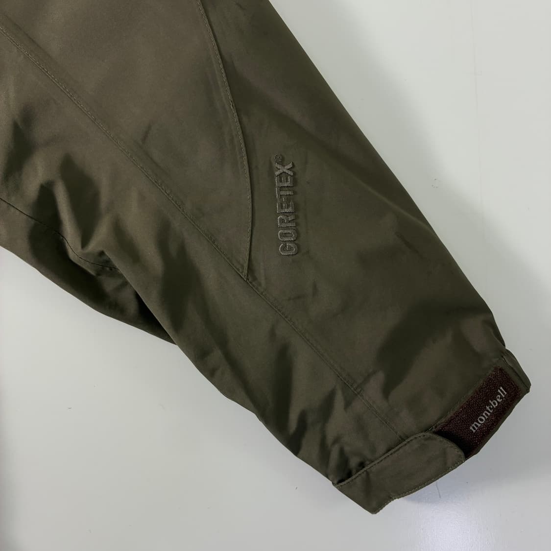 Mont-bell 몽벨 카키 브라운 고어택스 테크 자켓 상품이미지5