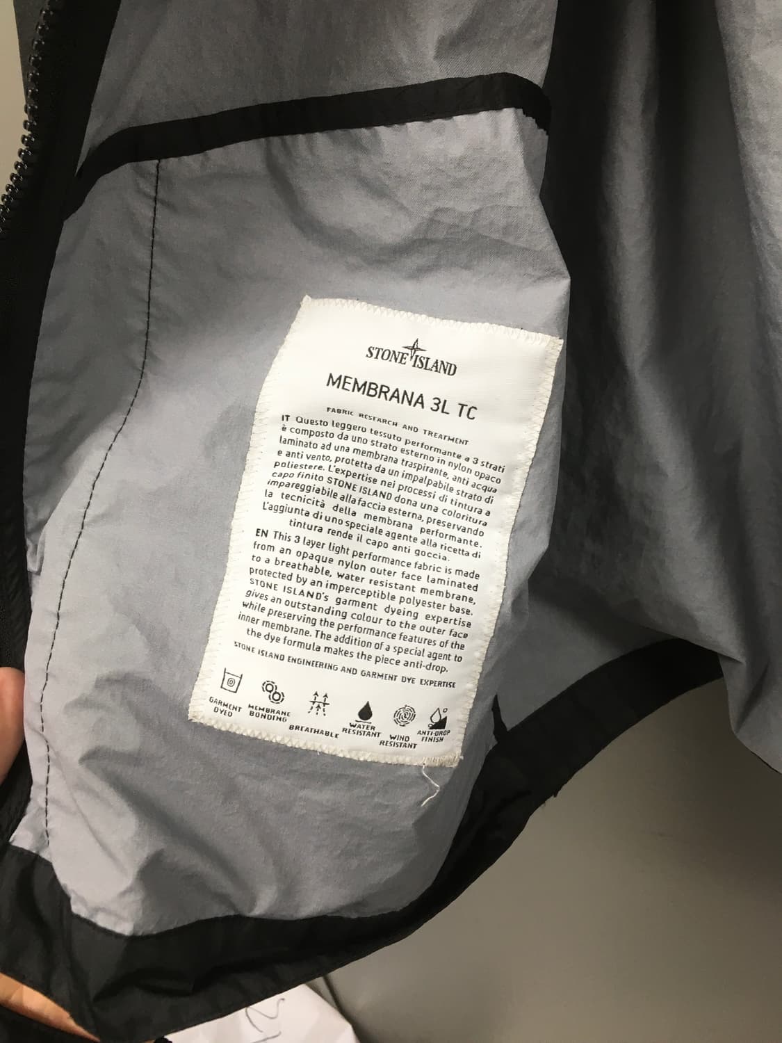 Stone Island Membrana 3L TC 스톤아일랜드 멤브라나 상품이미지3