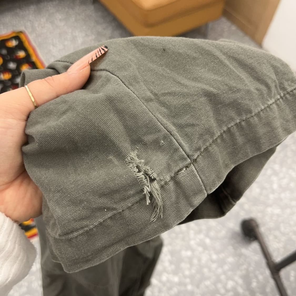 빈티지 레트로 스트릿 힙합 카고팬츠 32인치 C08236 상품이미지6