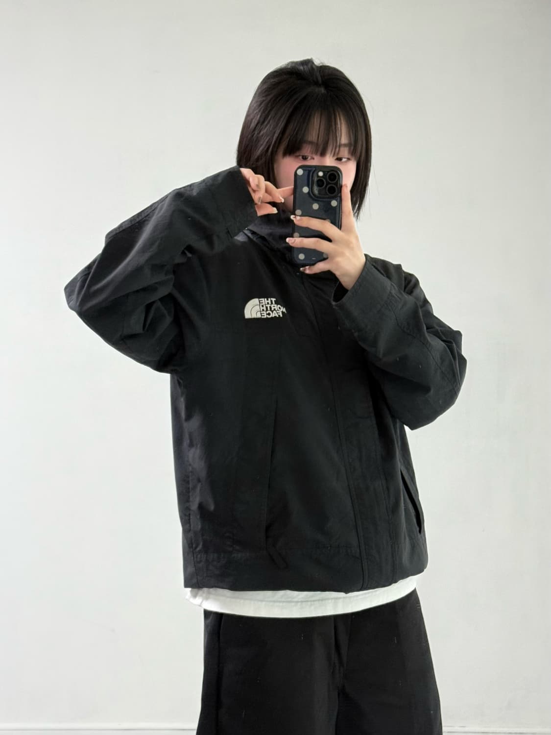 노스페이스 블랙 바람막이 상품이미지4