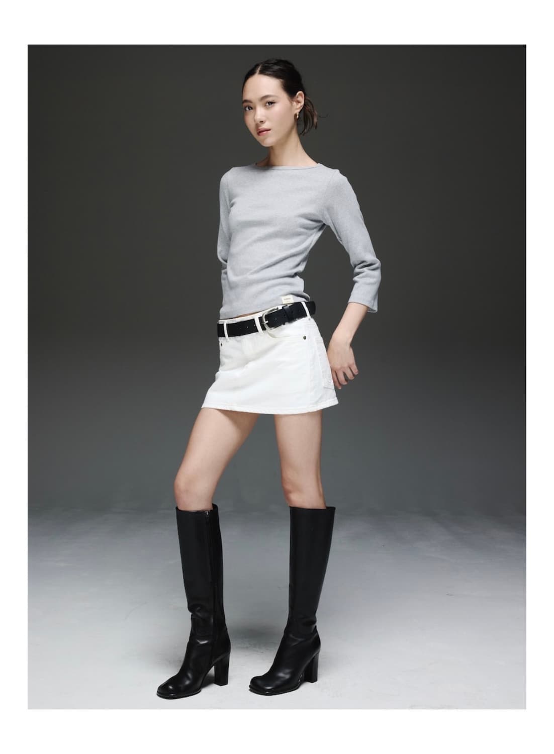 새상품)글로니 벨라스커트 화이트 L 상품이미지2