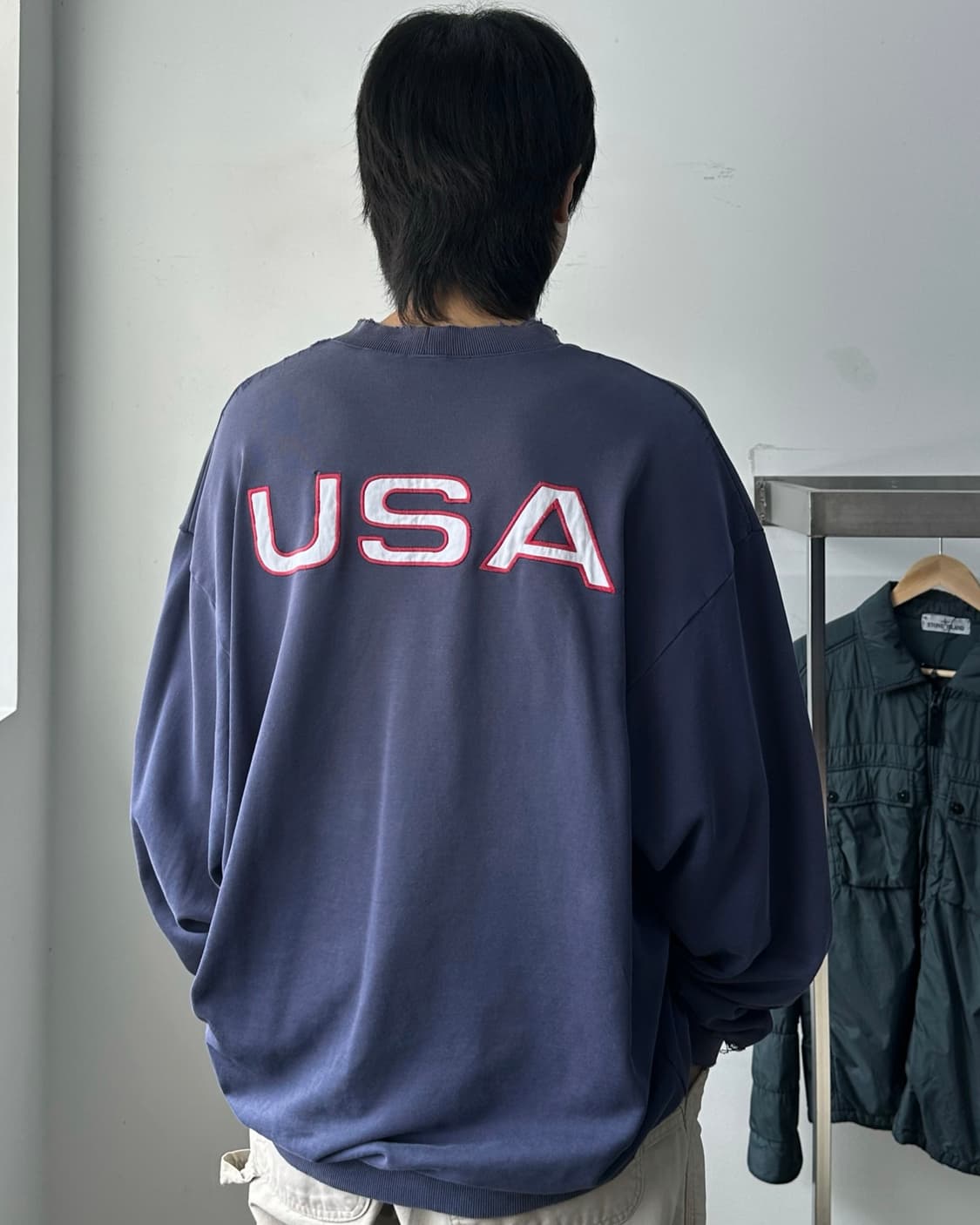 나이키 90‘s 스타 앤 스트립 U.S.A 스웻 셔츠 상품이미지2