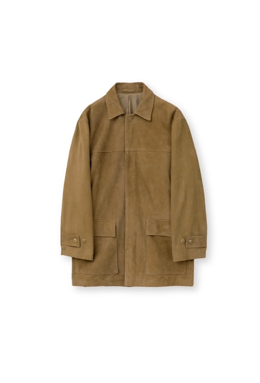 브라운야드 스웨이드 하프코트 상품이미지1