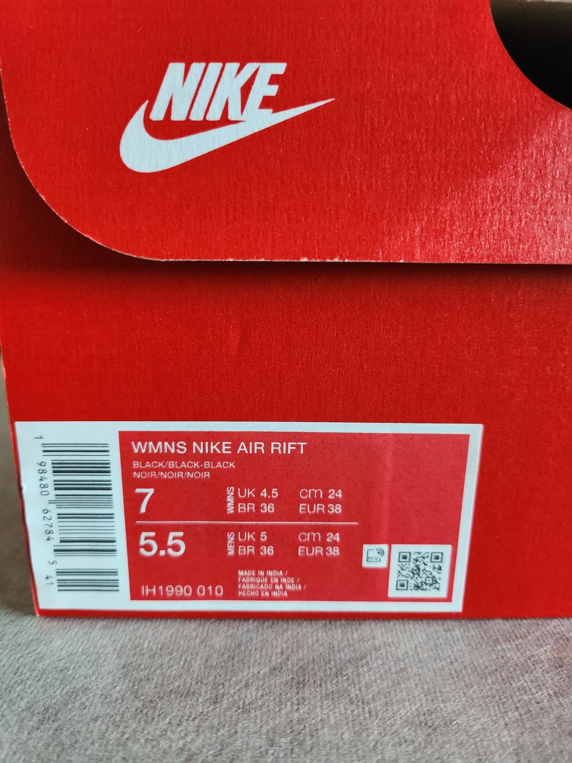 (240) 나이키 에어 리프트 블랙 /IH1990-010 상품이미지6