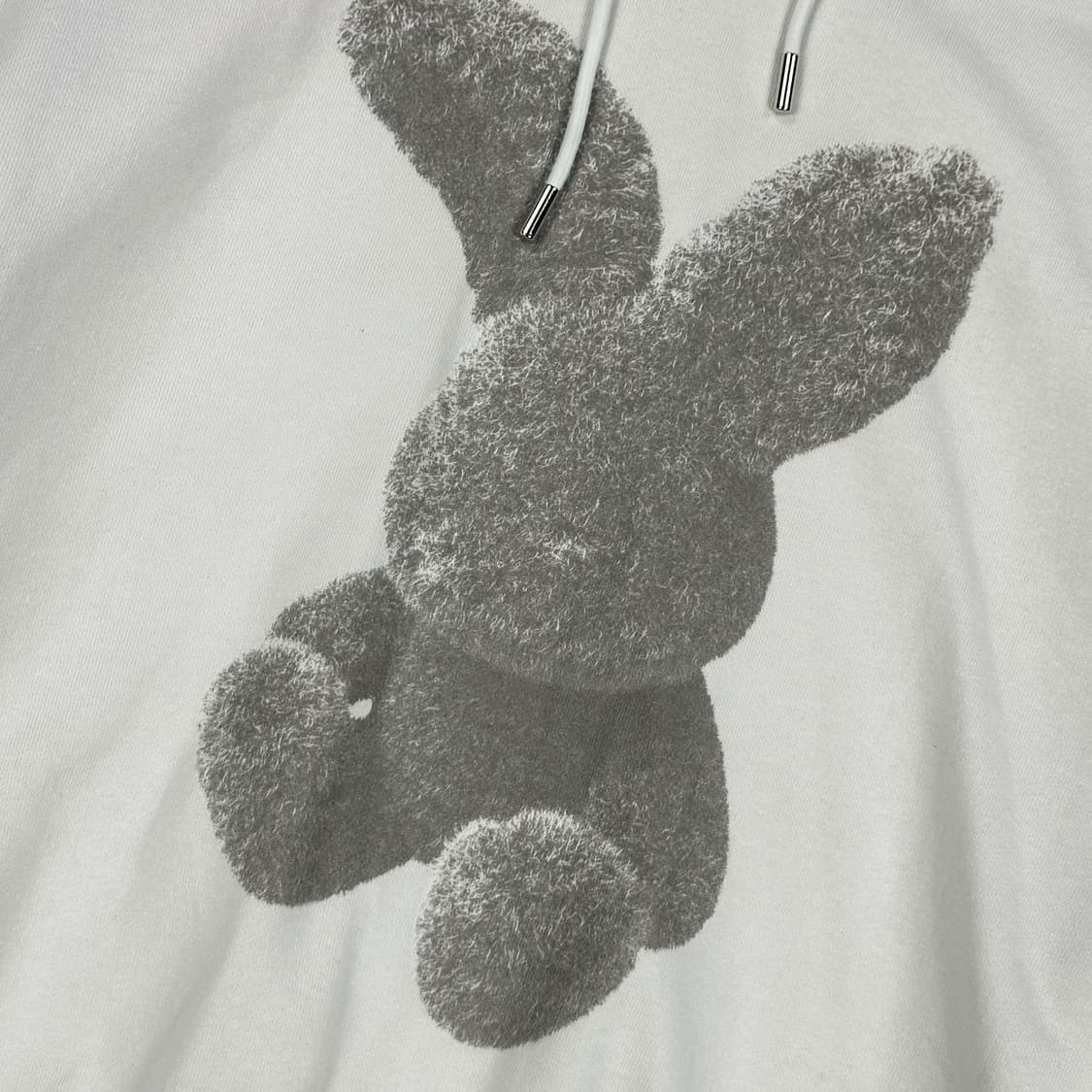 아크메드라비 토끼 라이트 차콜 후드티 (실측 L) 상품이미지3