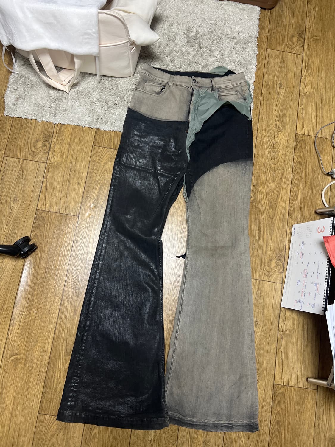 릭오웬스 미네랄 볼란 부츠컷 33size 상품이미지1