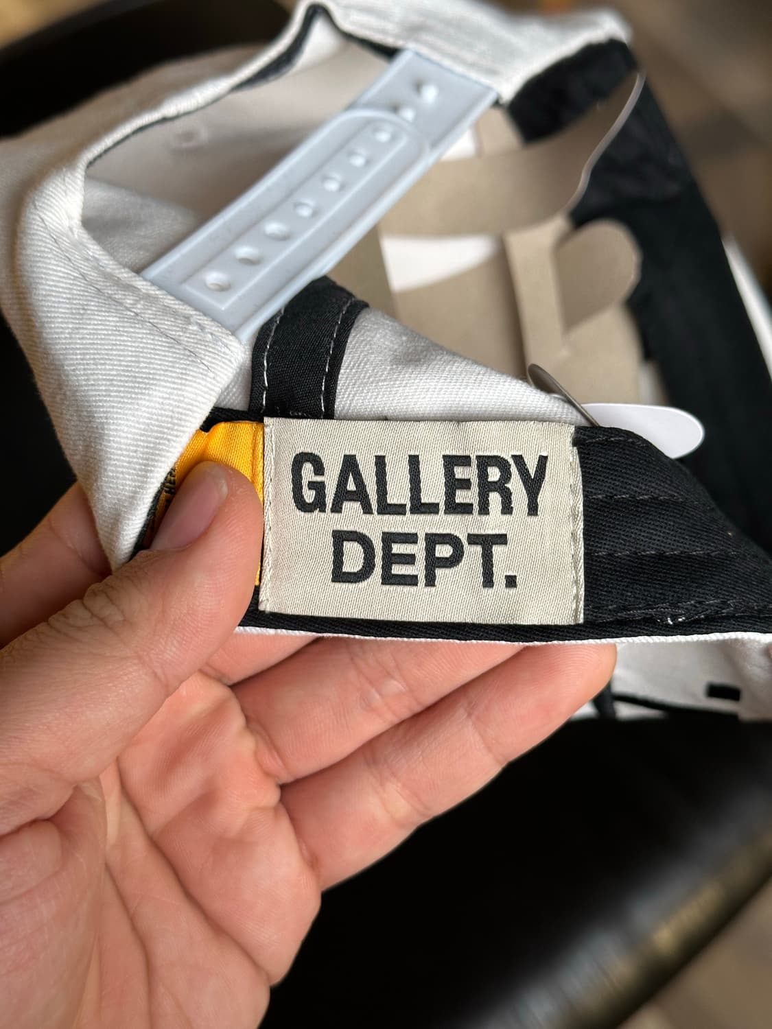 Gallery Dept 갤뎁 로고 햇 화이트 상품이미지3