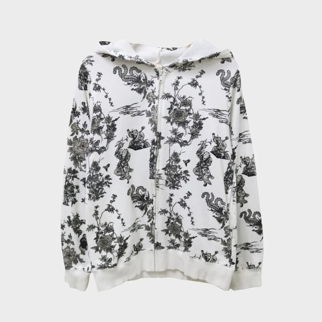 HNY 유니크 프린팅 후드 집업 62271 상품이미지1