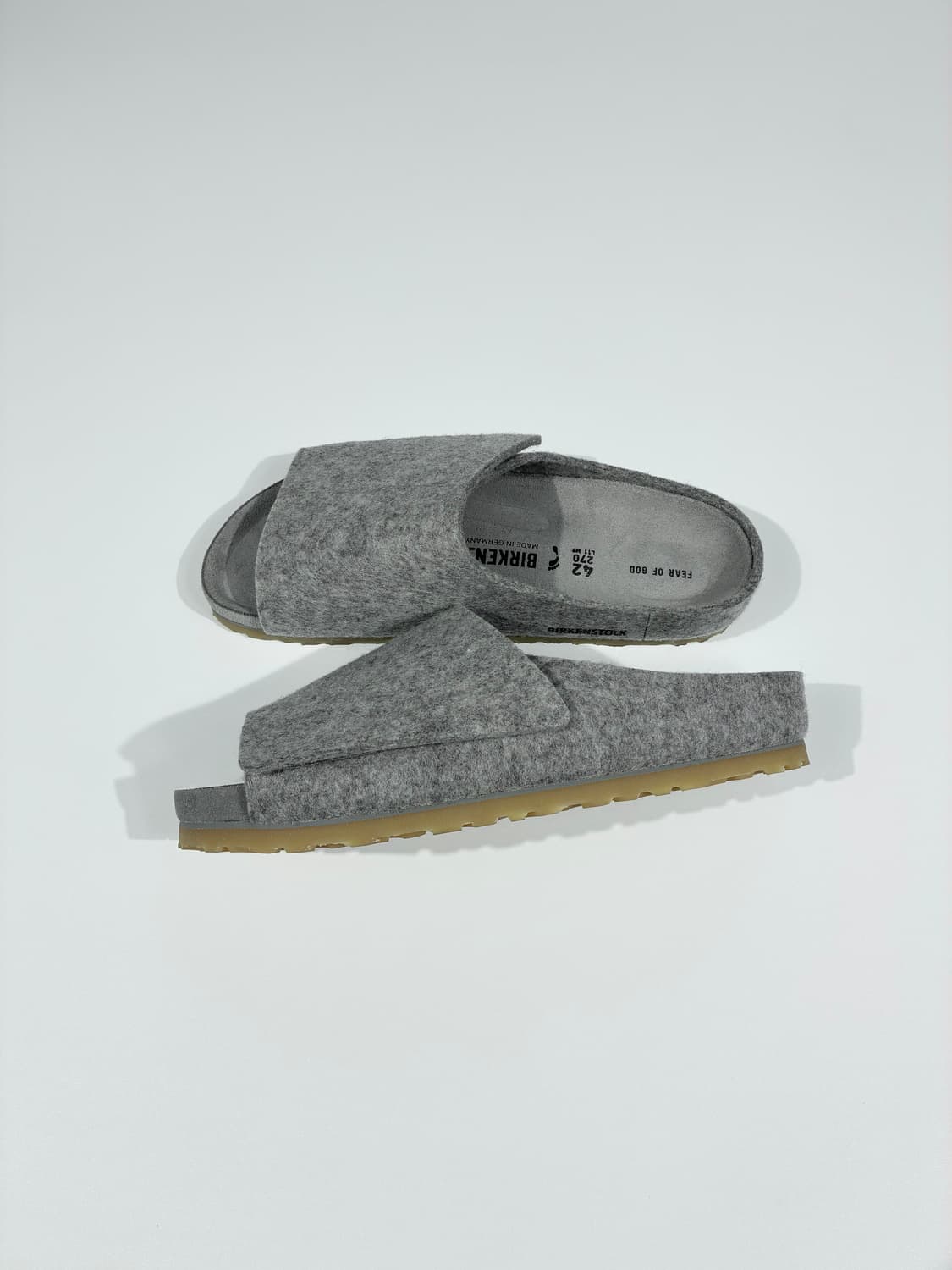 피어오브갓 X 버켄스탁 로스 펠리즈 펠트 시멘트 멜란지 42사이즈 상품이미지2