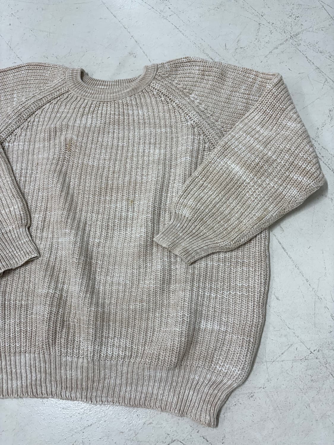 90’s  LL Bean Cotton Waffle fisherman Kn 상품이미지4